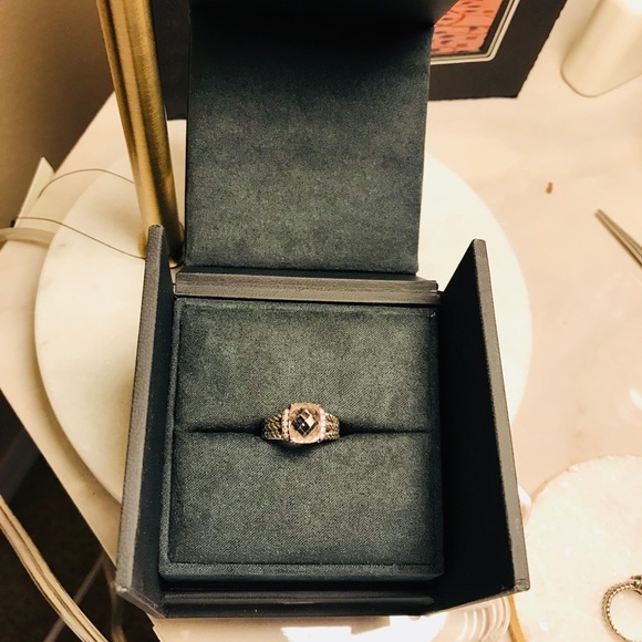 🤩Authentic RARE DY morganite petite Wheaton ring - Picture 2 of 4